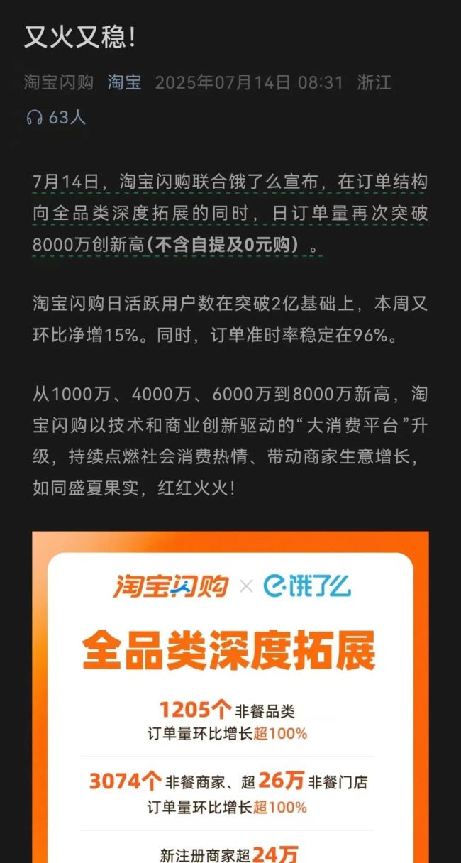 外卖大战第一批受害者已出现 香飘飘业绩下滑