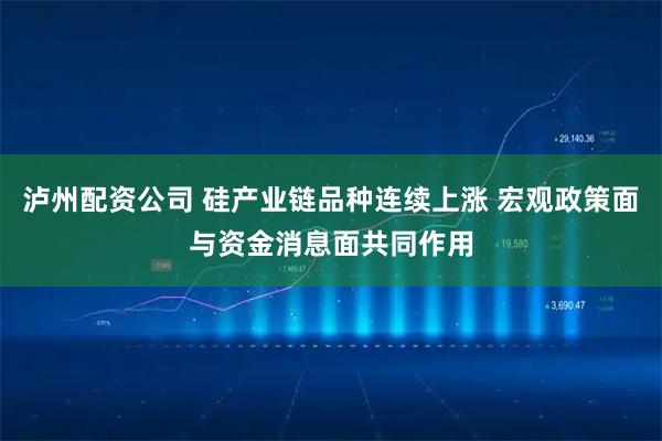 泸州配资公司 硅产业链品种连续上涨 宏观政策面与资金消息面共同作用